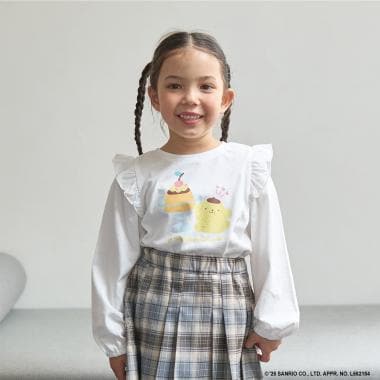 【予約商品】【サンリオキャラクターズ】【どちらが前でもOK】【ソフトコットン】Tシャツ