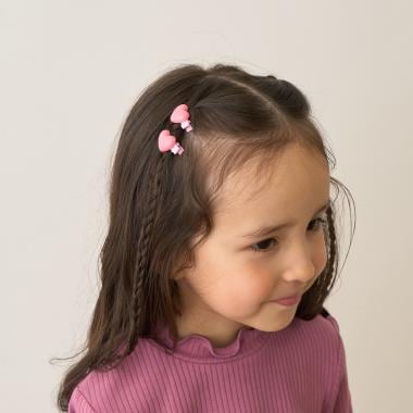 ミニミニハートヘアクリップ2Pセット