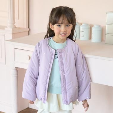 【予約商品】アソート総刺しゅうノーカラーブルゾン