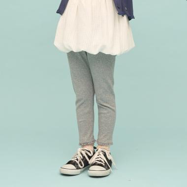 裾レースフリル9分丈レギンス