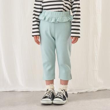 【ともパン】サイドスリット7分丈カプリパンツ