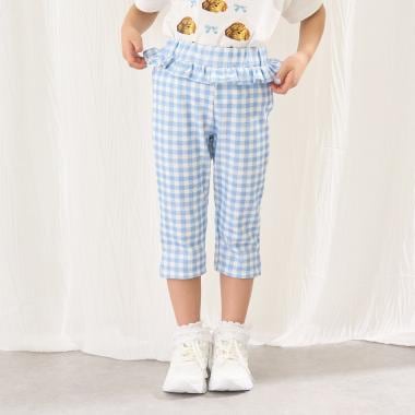 【ともパン】サイドスリット7分丈カプリパンツ