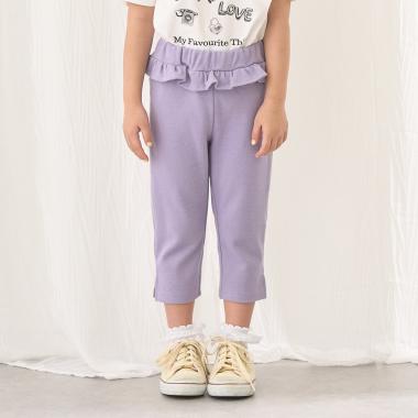 【ともパン】サイドスリット7分丈カプリパンツ