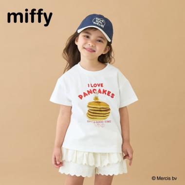 【綿100％】 【ミッフィー】【速乾・UV・型崩れしない】アソートTABEMONOプリントTシャツ