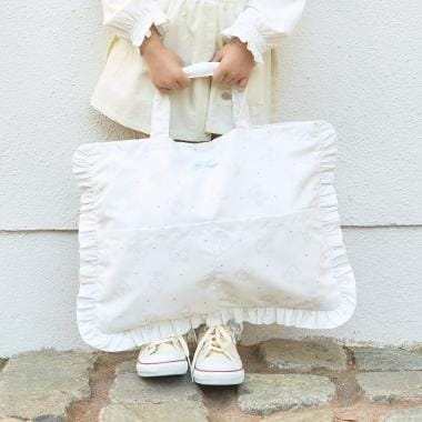 【予約/1月中旬～1月下旬入荷予定】【スクール対応】【撥水・防汚・耐久・UV】リボン付きフリルレッスンバック