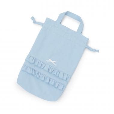 【予約/1月中旬～1月下旬入荷予定】【スクール対応】【撥水・防汚・耐久・UV】リボン付きフリルシューズバック