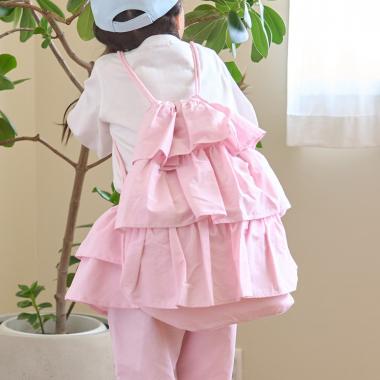 【予約/1月中旬～1月下旬入荷予定】【スクール対応】【撥水・防汚・耐久・UV】フリルらくらくナップ