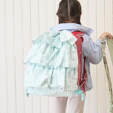 【予約/1月中旬～1月下旬入荷予定】【スクール対応】【撥水・防汚・耐久・UV】フリルらくらくナップ