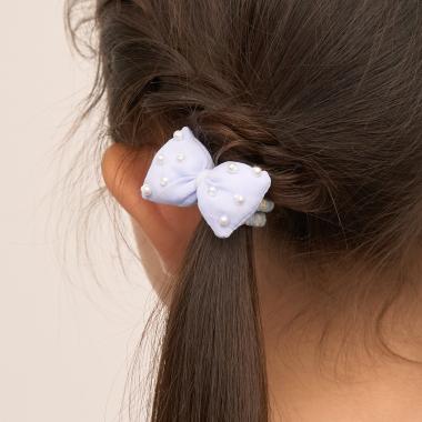 ぷっくりリボンヘアゴム(2コセット)