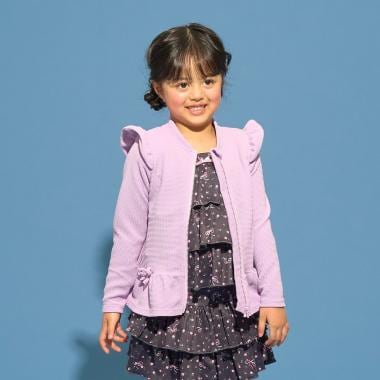 【予約/2026年3月下旬～4月上旬入荷予定】【SWIM】【UV カット】裾フリルフルジップラッシュガード