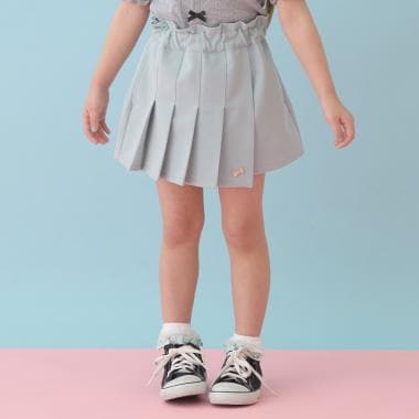 フロントプリーツハートポケットカラースカパン