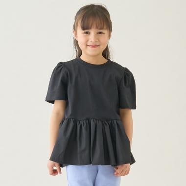 【ムテキＴ】【防汚・UV・接触冷感・型崩れしない】ペプラムＴシャツ