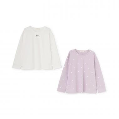 【スクール対応】AラインTシャツ(２枚セット)