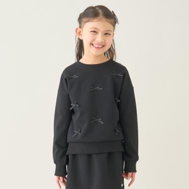 【スクール対応】【パフスェット】リボンプルオーバー