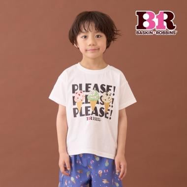 【サーティワン アイスクリーム】【UV・接触冷感・型崩れしない】【シャーベットT】プリントTシャツ