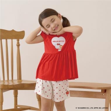 【サンリオキャラクターズ】【接触冷感】【どちらが前でもOK】ひんやりとろけるパジャマ
