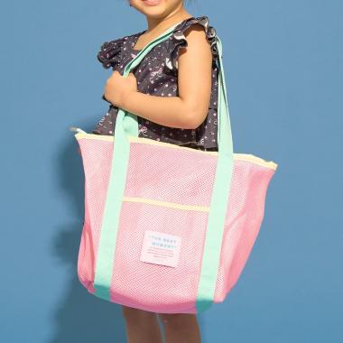 メッシュカラフルトートバック