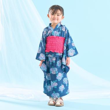 【予約/4月下旬～5月上旬入荷予定】【簡単着付け♪】【接触冷感】4wayセパレート浴衣つくり帯(kawaii)