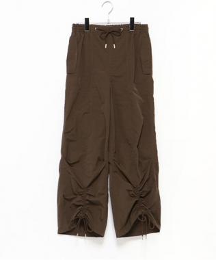 シャーリングワイドパンツ