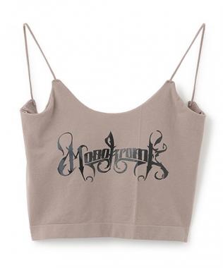 ショートロゴキャミソール【韓国ファッション】