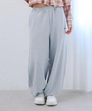 プレートルーズスウェットパンツ