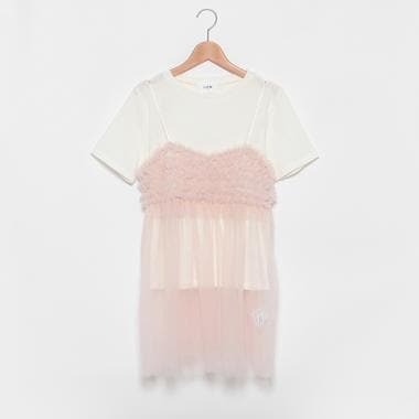 【リンク】チュールキャミTシャツセット(大人サイズ)
