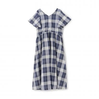 【リンク】チェックフレアワンピース