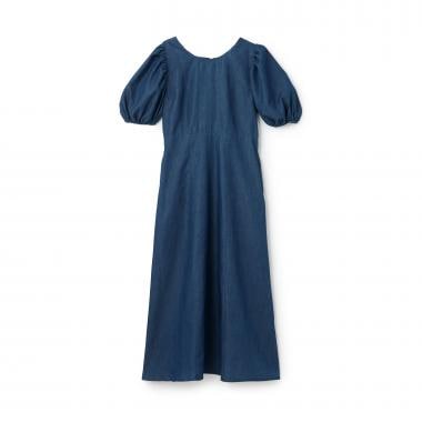 【リンク】袖パフペプラムワンピース