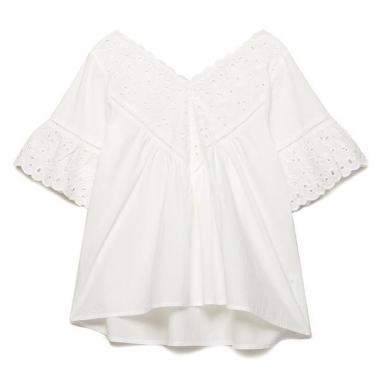 【LIEN】オフショルレースチュニック