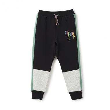 F.C Real Bristol ダンボールニットパンツ kids L ダンボールニット切り替えロングパンツ(90cm 黒): キッズ
