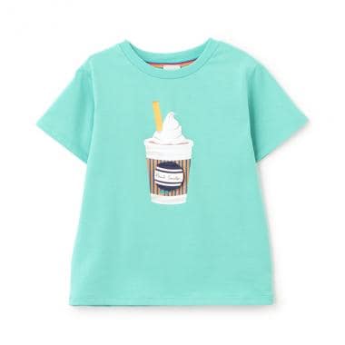 ドリンク恐竜ギミック半袖Tシャツ