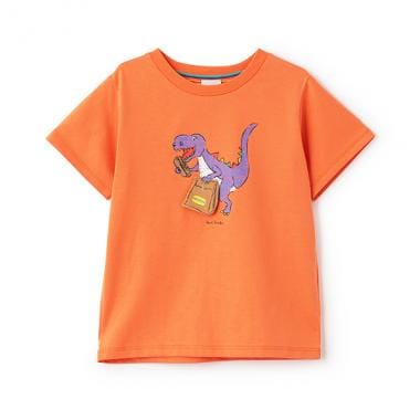 ホットドック恐竜ギミック半袖Tシャツ