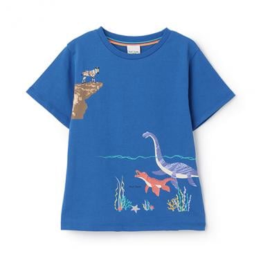 ゼブラ恐竜半袖Tシャツ