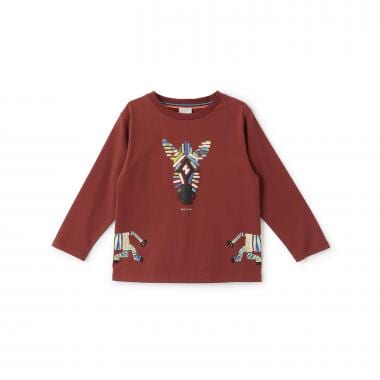 ゼブラフェイス長袖Tシャツ