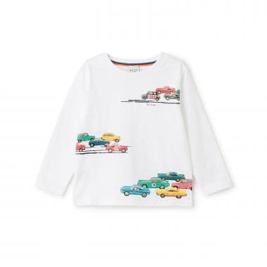 レーシングカー長袖Tシャツ