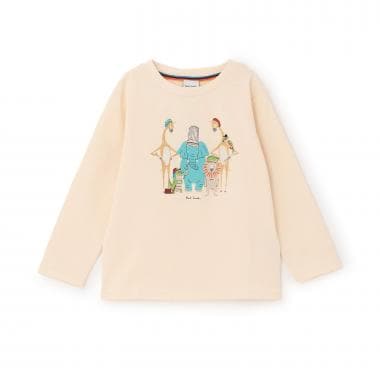 ハットアニマル長袖Tシャツ