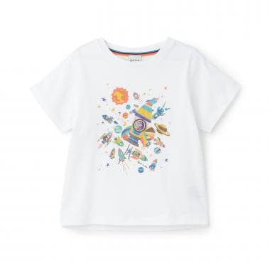 ロケットゼブラ半袖Tシャツ