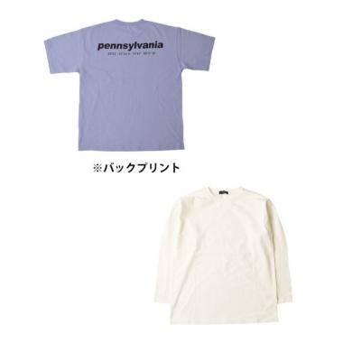 【セットアイテム】OE天竺・ドロップショルダー半袖Tシャツ＋長袖Tシャツセット