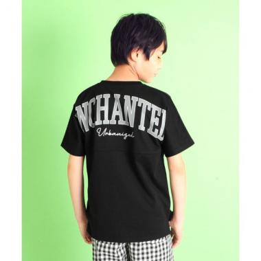 機能天竺・接触冷感ドルマンスリーブバックプリント半袖Tシャツ