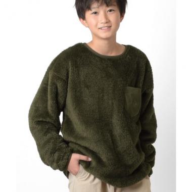 【Penfield】ボア・コーデュロイポケ付きプルオーバー