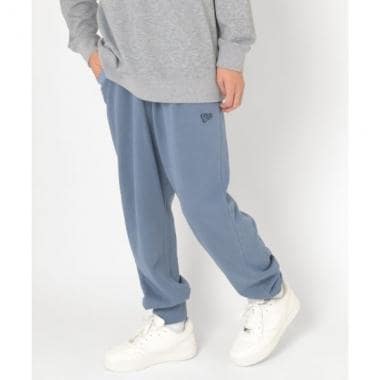 [ワイドテーパード]裏毛・ピグメントイージーパンツ