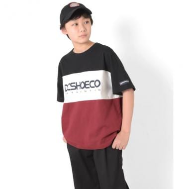 【DC】カラーブロッキングプリントビッグ半袖Tシャツ