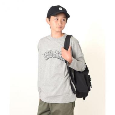 【グラコレ】アソートカスレプリント長袖Tシャツ