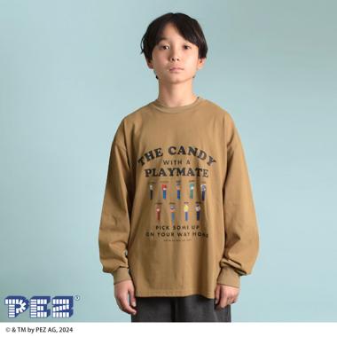 PEZ】長袖Tシャツ(140 ベージュ): ジュニア - ナルミヤ