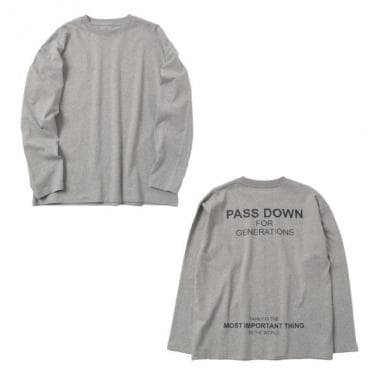 【プチプラ】アソートバックロゴ長袖Tシャツ