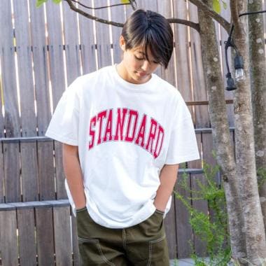 【STREET】クラックロゴプリントビッグ半袖Tシャツ