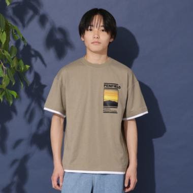 【Penfield】【防虫加工】アウトドアフォトプリント半袖Tシャツ