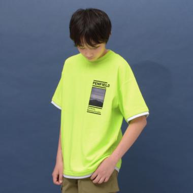 【Penfield】【防虫加工】アウトドアフォトプリント半袖Tシャツ