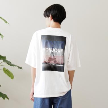 大人向けサイズあり】【トリコロールコレクション】ボンジュールロゴ