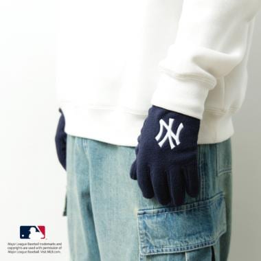 【大人向けサイズあり】【MLB】チームロゴフリースグローブ